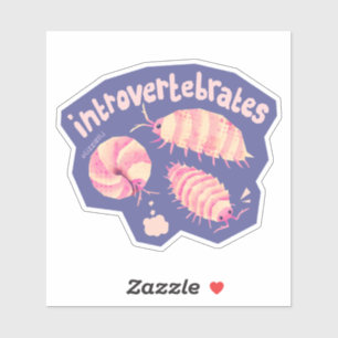 Introvertebrates isopods - mittlere Aufkleber
