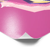 Introvertebrates Rosa Party Schnecke Medium Art Pr Fotodruck (Ecke)