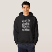 Introverted But Willing To Discuss Nihon Momonga Hoodie (Vorne ganz)