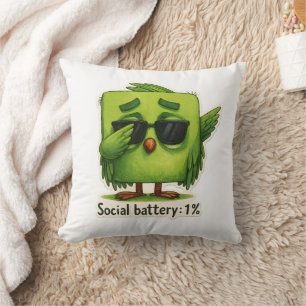 😴 Introvertenalarm: Sozialbatterie = 1% Kissen 🪫