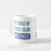 Introverter Club Kaffeetasse (Vorderseite Links)