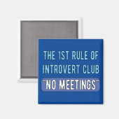 Introverter Club Magnet (Vorderseite/Rückseite)