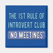 Introverter Club Magnet (Vorne)
