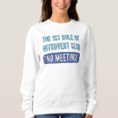 Introverter Club Sweatshirt (Vorderseite)