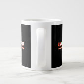 Introvertieren - Bug mich nicht, ich denke Jumbo-Tasse (Rückseite)