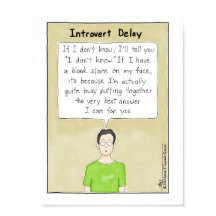 Introvertieren Delay Print