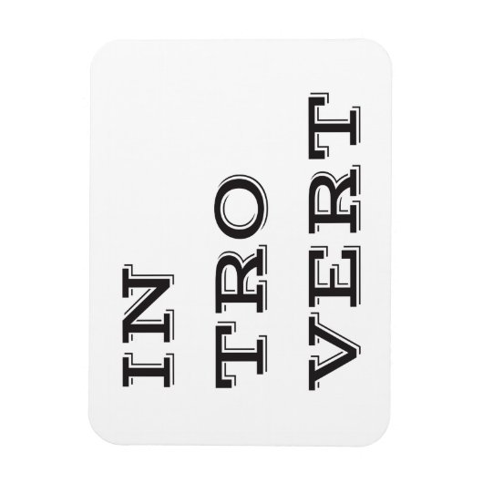 Introvertieren Flexi Magnet (Vertikal)