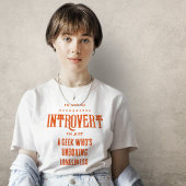 Introvertieren Geek Unboxing Clever T-Shirt
