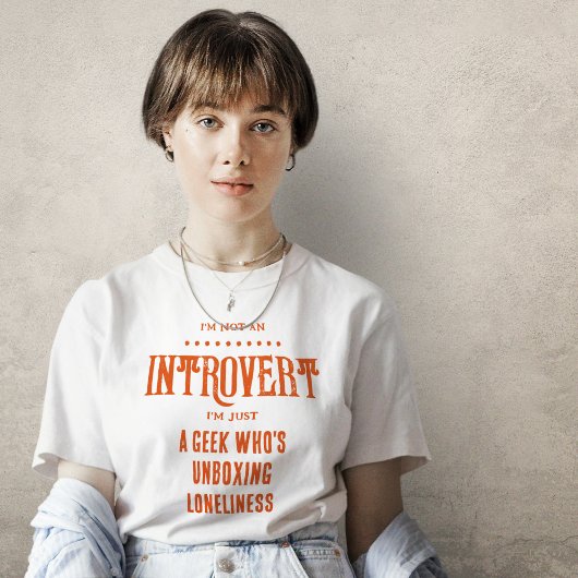 Introvertieren Geek Unboxing Clever T-Shirt