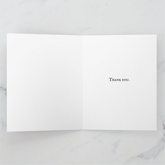 Introvertieren Meme Dankeschön Karte (Innenseite)