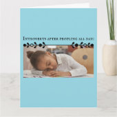 Introvertieren Meme Dankeschön Karte (Vorderseite)