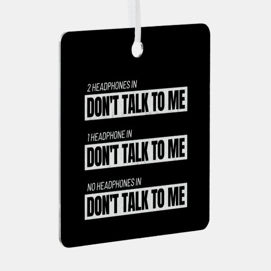 Introvertieren Memes - Sarcastic Spaß Jokes - Funn Ornament Aus Metall (Vorderseite Rechts)