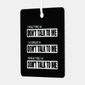 Introvertieren Memes - Sarcastic Spaß Jokes - Funn Ornament Aus Metall (Vorderseite links)