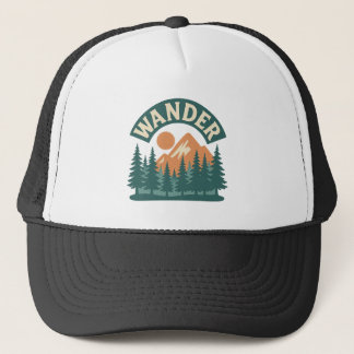 Introvertieren Outdoor Club Trucker Hat - Retro Fo Truckerkappe