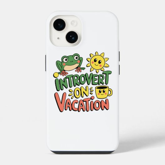 Introvertieren Sie Sunshine Break iPhone Hülle (Rückseite)