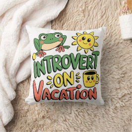 Introvertieren Sie Sunshine Break Kissen