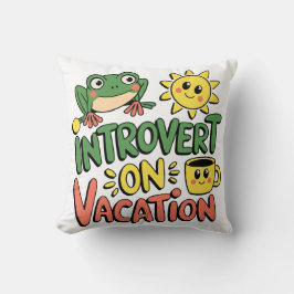 Introvertieren Sie Sunshine Break Kissen