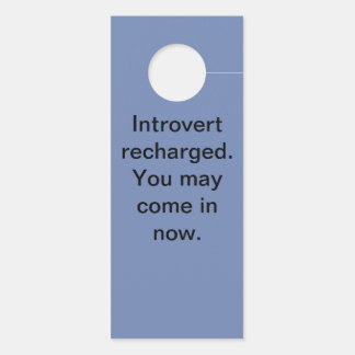 Introvertieren Türanhänger