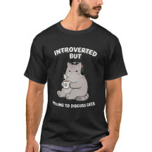 Introvertiert, aber bereit, über Katzen zu diskuti