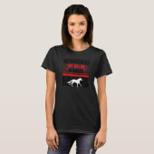 Introvertiert, aber bereit, über Pferde zu diskuti T-Shirt (Vorne ganz)