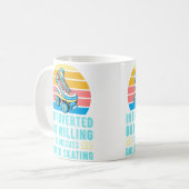 Introvertiert, aber bereit, über Rollschuhlaufen z Kaffeetasse (Vorderseite Links)