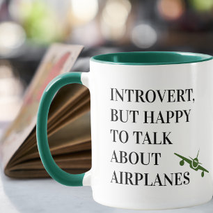Introvertiert, aber glücklich darüber zu sprechen tasse