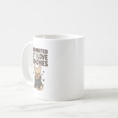 Introvertiert, aber ich liebe Französchen süßes De Kaffeetasse (Vorderseite Links)