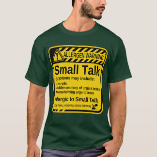 Introvertiert Anti-Sozial lustiges Geschenk-Shirt T-Shirt