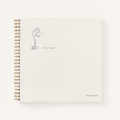 Introvertiert Geschenk Minimalist Lineare Kunst St Notizblock (Vorderseite)