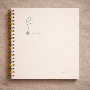 Introvertiert Geschenk Minimalist Lineare Kunst St Notizblock