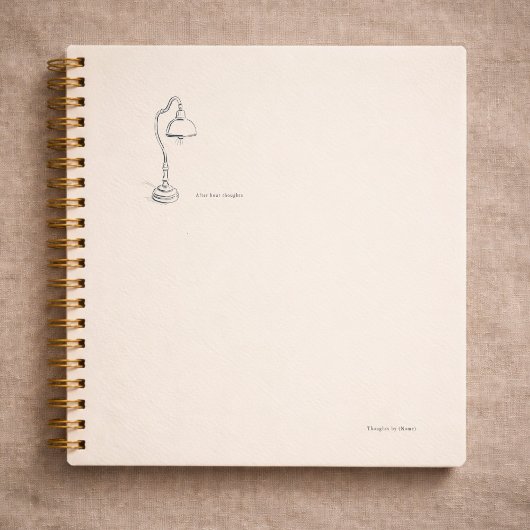 Introvertiert Geschenk Minimalist Lineare Kunst St Notizblock