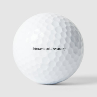 "Introvertiert getrennt" Golfball