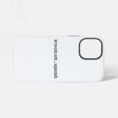 "Introvertiert getrennt" iPhone Hülle (Rückseite (Horizontal))