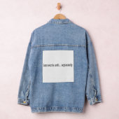 "Introvertiert getrennt" Jeansjacke (Hangar)