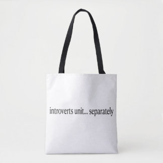"Introvertiert getrennt" Tasche