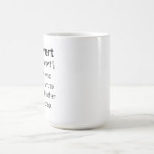 Introvertiert Kaffeetasse (Mittel)