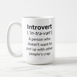 Introvertiert Kaffeetasse