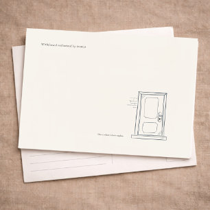 Introvertiert Stille Einsamkeit Benutzerdefinierte Postkarte