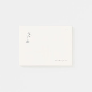 Introvertiert Stille Einsamkeit Minimalist Post-it Klebezettel