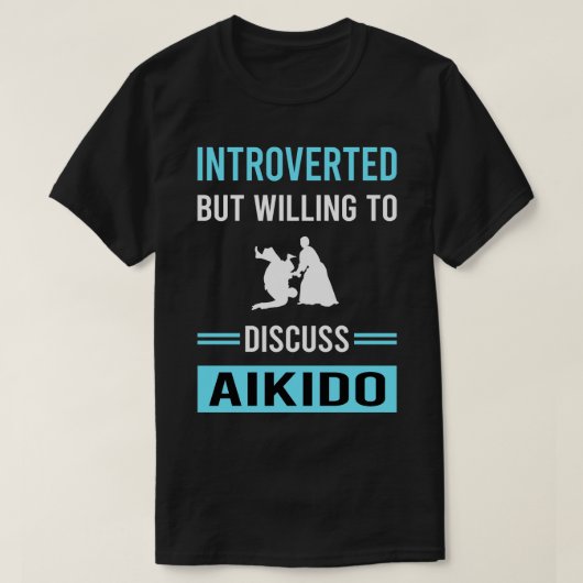Introvertierte Aikido T-Shirt (Design vorne)