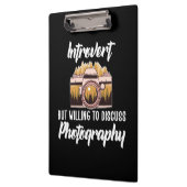 Introvertierte Fotografie Klemmbrett (Links)
