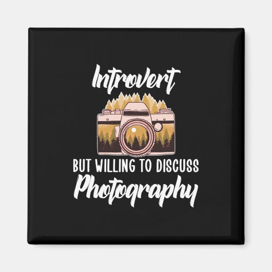 Introvertierte Fotografie Magnet (Vorne)