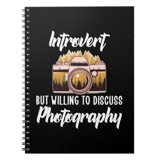 Introvertierte Fotografie Notizblock (Vorderseite)