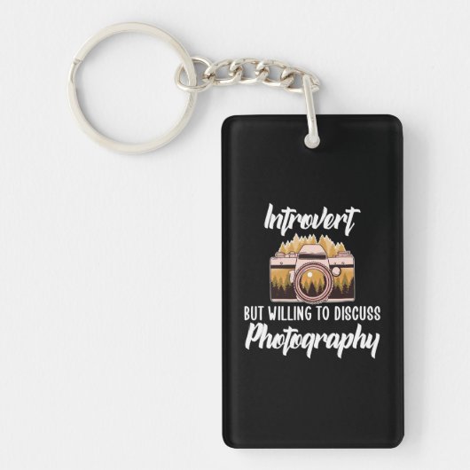Introvertierte Fotografie Schlüsselanhänger (Vorderseite)