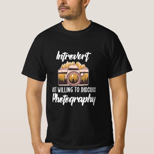 Introvertierte Fotografie T-Shirt (Vorderseite)
