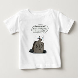 Introvertierte Geisterhass Halloween Baby T-shirt