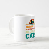 introvertierte Katze Kaffeetasse (Vorderseite Links)