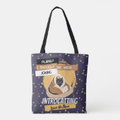 Introvertierte Katzen-Vibes - Introcatten - Lustig Tasche (Rückseite)