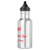 Introvertierte Liebe Edelstahlflasche (Rechts)