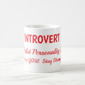 Introvertierte Liebe Kaffeetasse (Mittel)